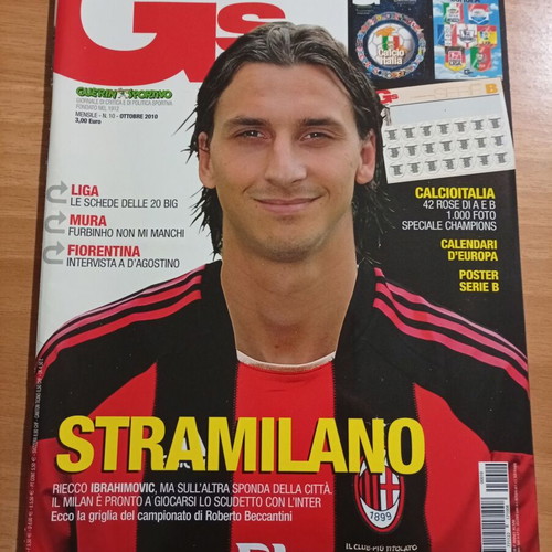 Περιοδικό Guerin Sportivo #10 Οκτώβριος 2010 σαν καινούργιο, ιταλική γλώσσα