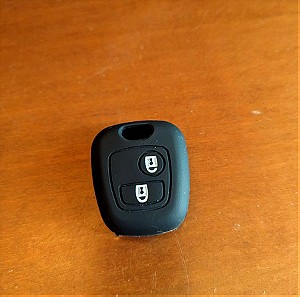 Θήκη Σιλικόνης Κλειδιού Αυτοκινήτου Citroen-Peugeot-Toyota με 2 Κουμπιά