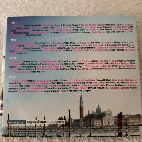 Pack of 8 CDs Ciao Italia and Eros Ramazzoti like new, unused