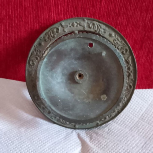 Antique brass door knob 1780-1830 used, rare and collectible