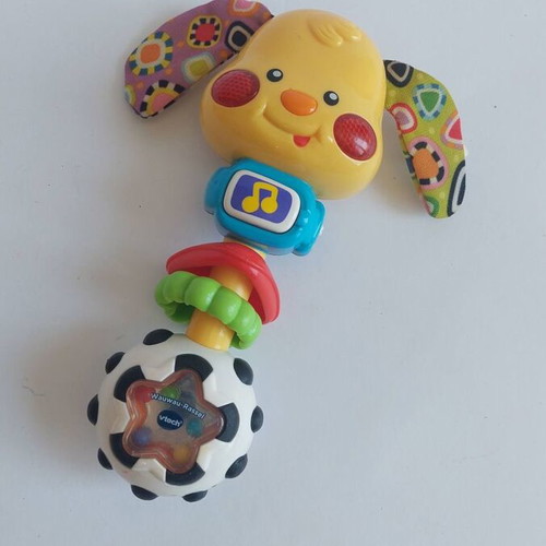Baby interactive toy Vtech like new, musical with light-up cheeks
