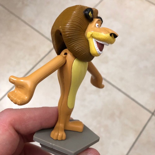 Madagascar Alex the Lion Happy Meal Toys 10 cm used