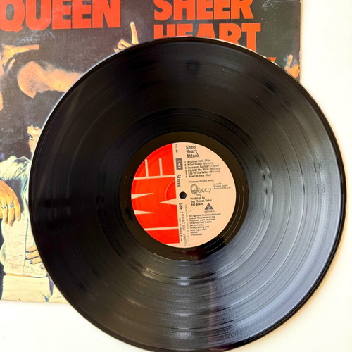 Queen Sheer Heart Attack LP used, Greek reissue 80s
