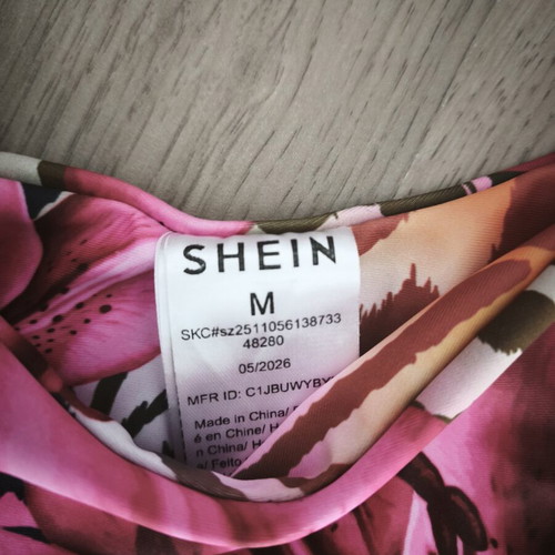 Shein bikini swimsuit, pink, size Medium