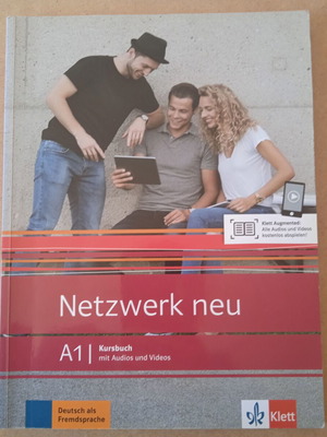 Netzwerk neu A1 Kursbuch & Arbeitsbuch like new, German