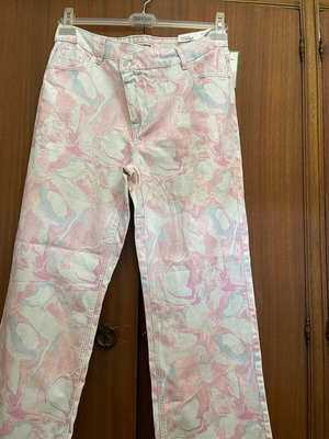 Pimkie denim baggy low rise 38 EU M new multicolor