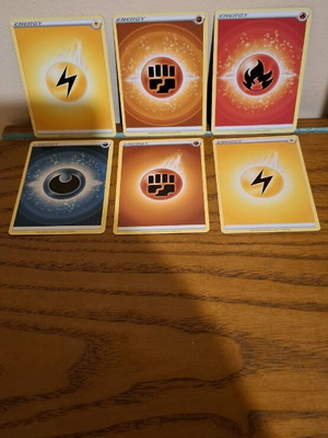 Pokemon Cards Energy like new, pack of 6