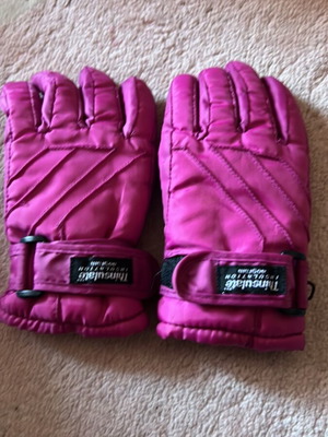 Γάντια χιονιού παιδικά 4-6 ετών σαν καινούργια, ροζ Stamion