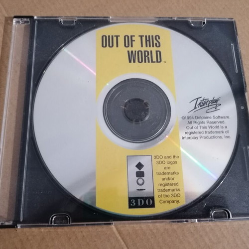 Out of This World 3DO disc used, action adventure