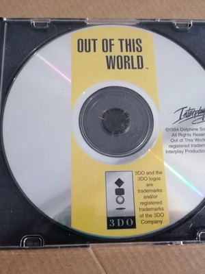 Out of This World 3DO disc used, action adventure