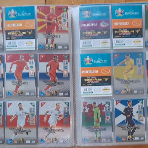 Euro 2020 Kick Off Adrenalyn XL album with 346/405 cards like new