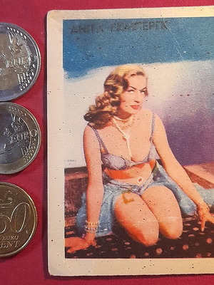 Anita Thomsen vintage pin-up collectible card
