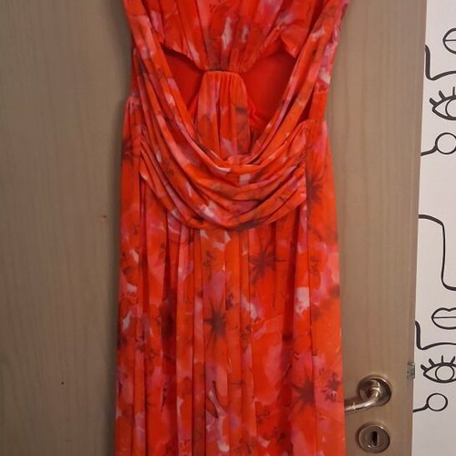 Trendyol maxi dress new, pink, size L