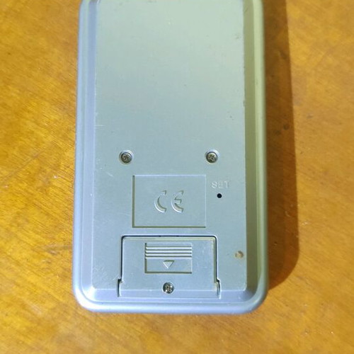Pocket calculator used, small calculator