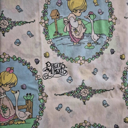 Vintage Precious Moments 90s twin bedsheet like new