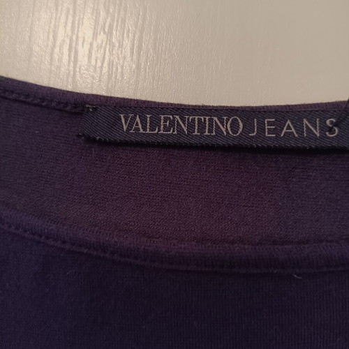 Valentino Jeans women's short-sleeve blouse like new, dark blue