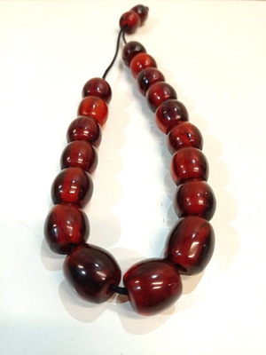 Handmade Faturan mastic worry beads like new