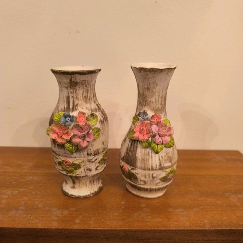 Decorative vases like new, set of 2 pieces