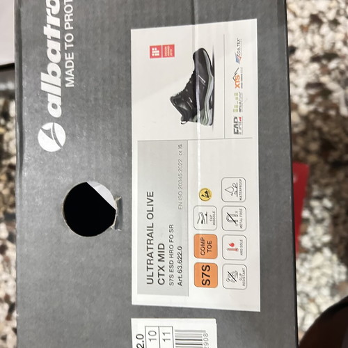 Albatros Ultratrail Olive CTX Safety Boots S3 Size 44 New