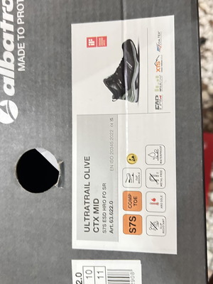 Albatros Ultratrail Olive CTX Safety Boots S3 Size 44 New