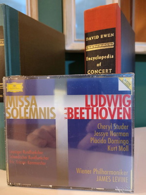 Μπετόβεν Missa Solemnis σετ 2 CD με James Levine, Factory Sealed