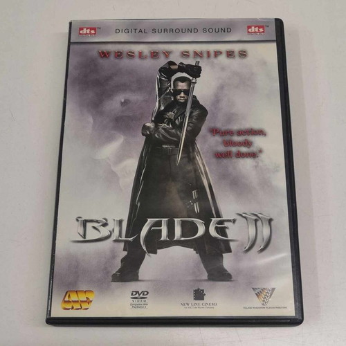 Blade II DVD σαν καινούργιο, 2 δίσκοι, υπότιτλοι, περιπέτεια δράσης φαντασίας