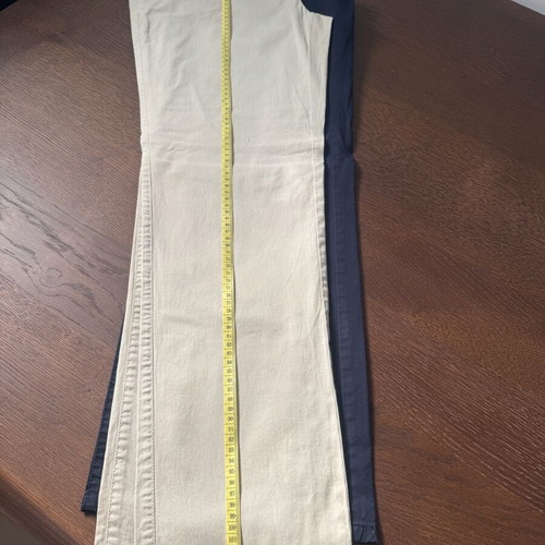 Men's pants pack of 2 beige and navy, size L