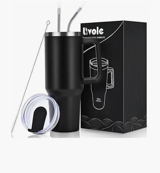 Livole Travel Tumbler Κανάτα Θερμός Ανοξείδωτο BPA Free 1.2lt Πολύχρωμο Καλαμάκι με Καλαμάκι