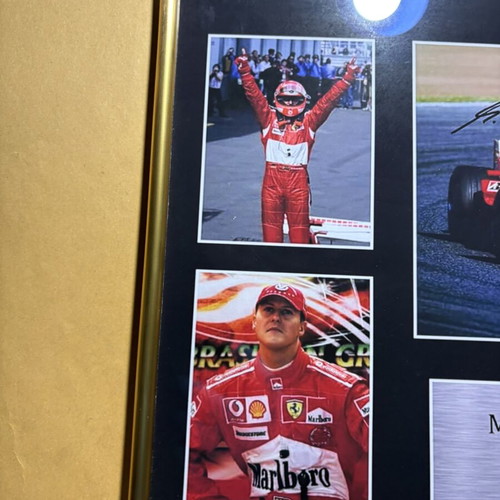 Michael Schumacher Signed Ferrari F1 A3 Poster new