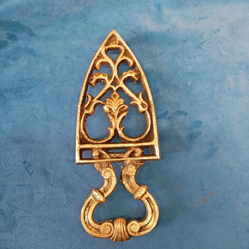Bronze iron rest used, vintage 1950s