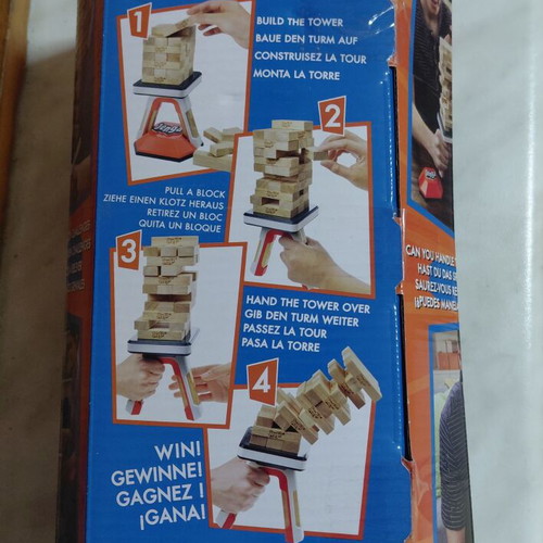 Jenga Pass Challenge Hasbro game