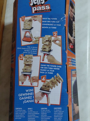 Jenga Pass Challenge Hasbro game
