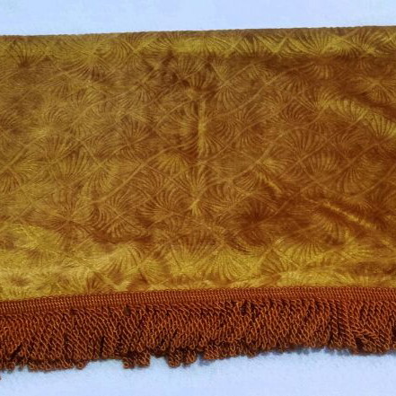 Velvet Tablecloth Mustard Gold 150x180 cm Lightweight Velour