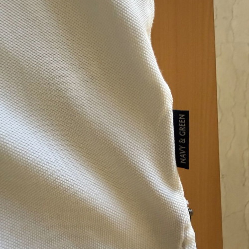 Polo shirt Navy & Green medium like new, white and blue