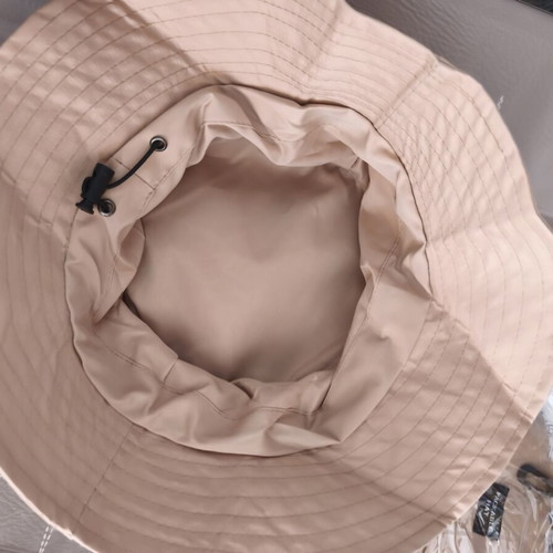 Waterproof hat with sun protection, new, beige, one size
