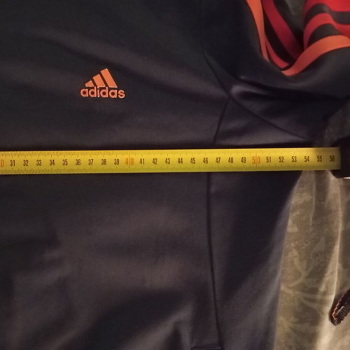 Adidas Climalite retro women's jacket used, blue XL