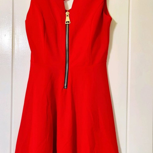 Mini red dress Fullah Sugah like new with zipper alpha line