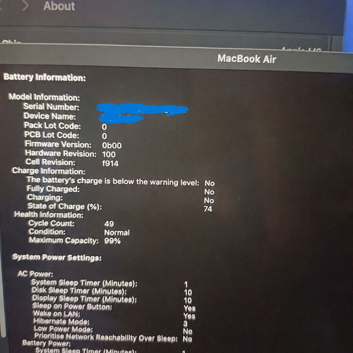 Apple MacBook Air 13.6" (2022) M2 laptop