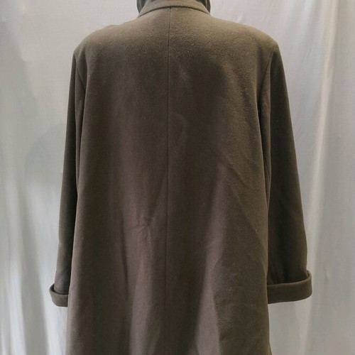 Wool coat with cashmere brown, size XL like new