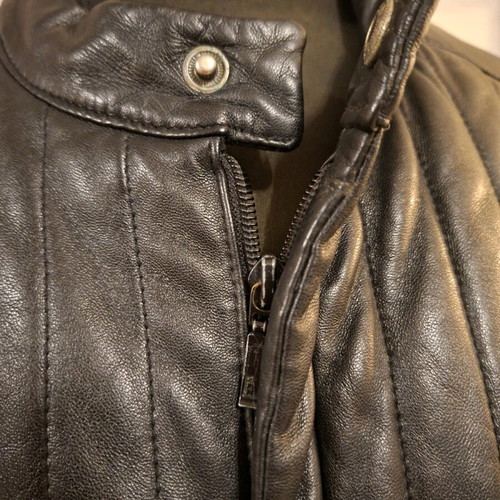 Wilke Rodriguez genuine leather unisex jacket No M like new, black