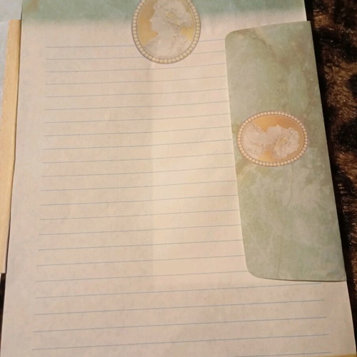 Correspondence used, 1 folder with sheet set