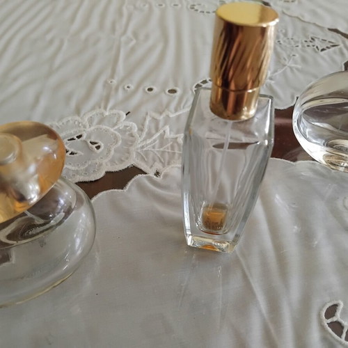 Oriflame perfume bottles used, set of 4 for collectors