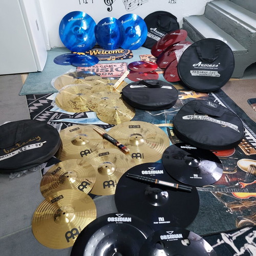 Cymbal sets new, complete series for beginners and practice