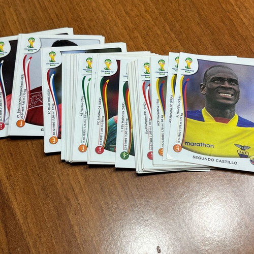 Panini FIFA World Cup 2014 stickers like new, lot of 55