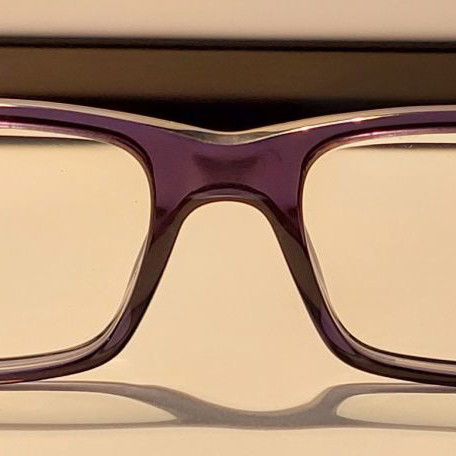 Dolce & Gabbana eyeglasses used, blue acetate unisex