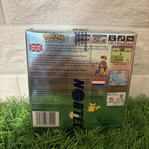 Pokémon Silver Version Game Boy Color used, complete with accessories
