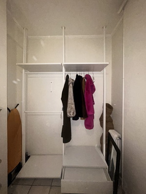 Ikea Elvarli modular open storage wardrobe like new
