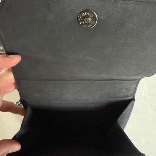 Veta shoulder bag used, gray and brown