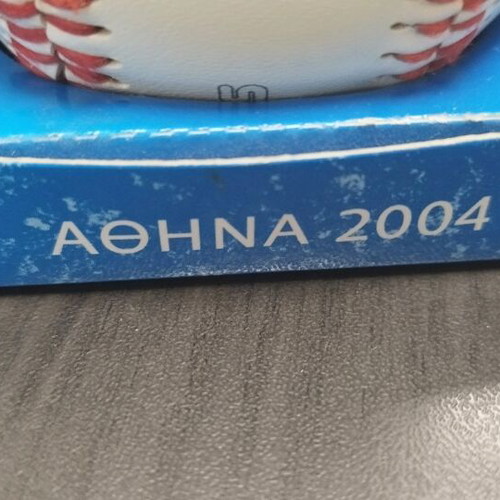 Baseball ball authentic souvenir from Athens 2004 Olympics like new