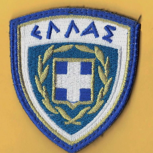 Uniform badge with Greek Presidency emblem new